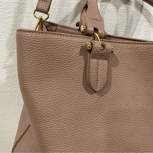 Miztique Purplish Pink Vegan Leather Convertible Crossbody / Satchel Bag - Picture 4 of 15